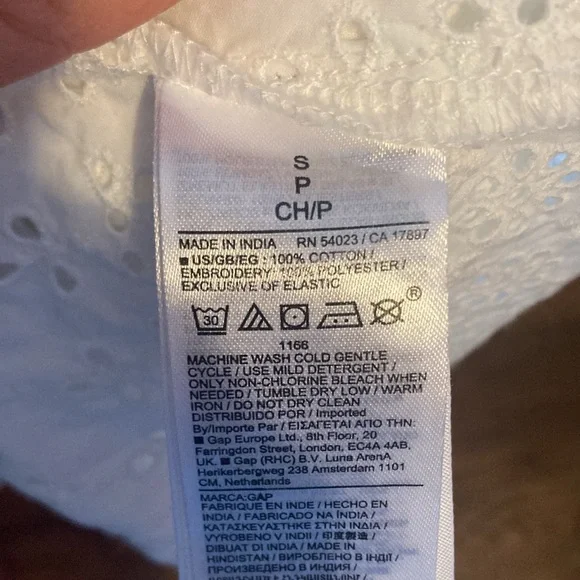 NWT Gap x Doen eyelet smocked embroidered midi maxi dress - Picture 8 of 13